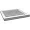 Ekena Millwork Vertical Surface Mount PVC Gable Vent: Functional, w/ 2"W x 2"P Brickmould Sill Frame, 22"W x 22"H GVPVE22X2203SF - alternate 4